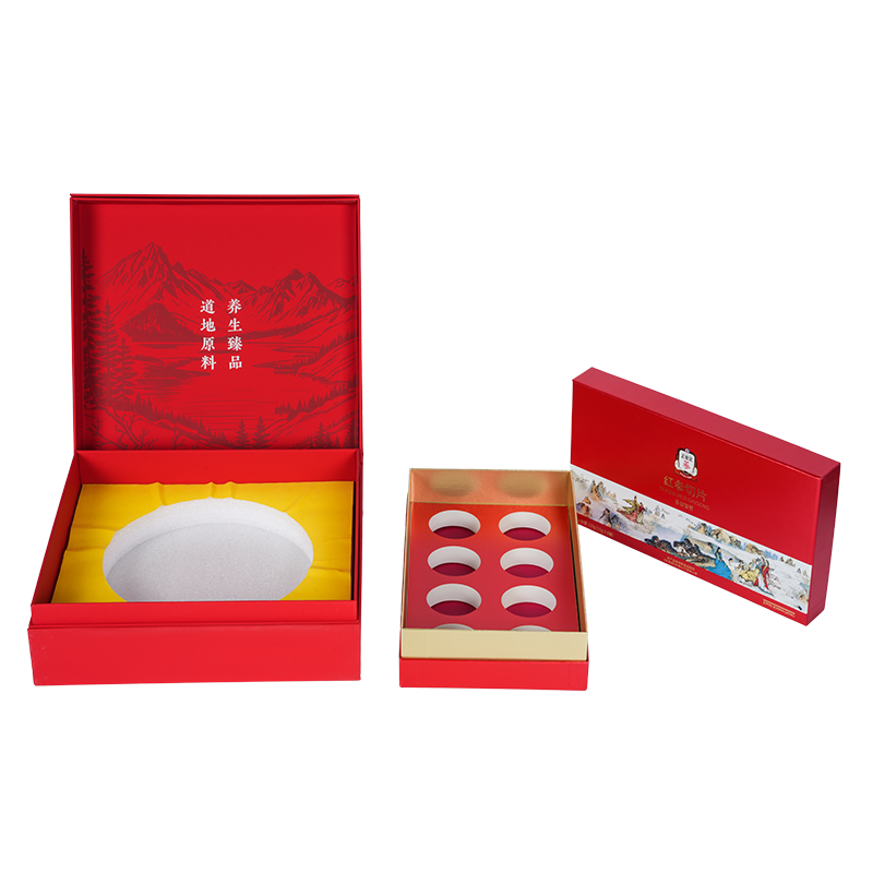 Подарочная коробка «Птичье гнездо» с жесткой съемной крышкой