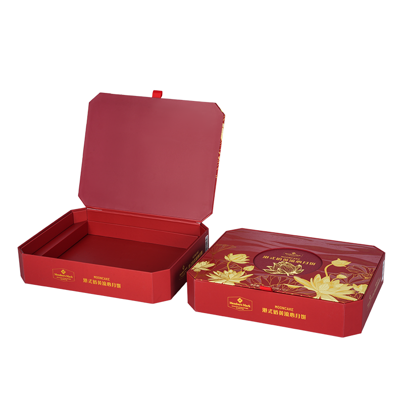 Жесткая двухдверная упаковочная коробка для торта