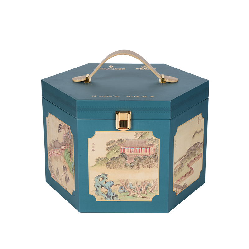 Жесткая двухдверная упаковочная коробка для торта