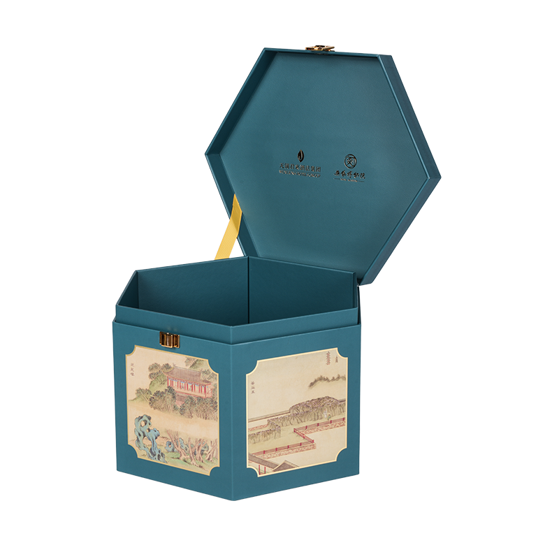 Жесткая двухдверная упаковочная коробка для торта