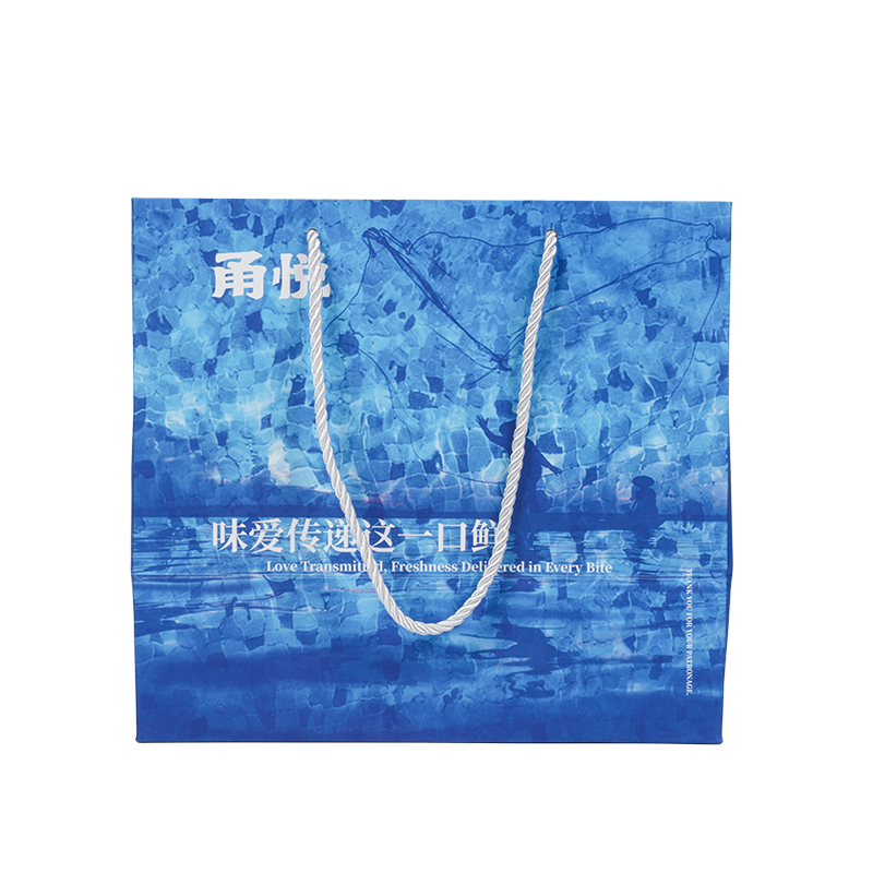 Сумка на вынос из крафт-бумаги средней мягкости для ручной переноски