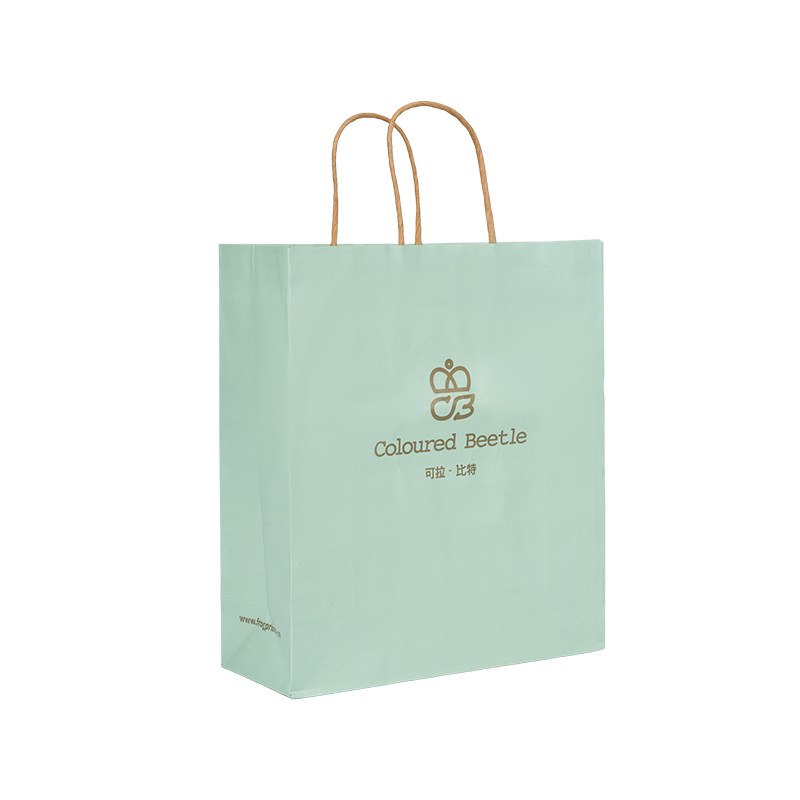 Упаковка одежды горизонтальный ручной утолщенный белый картонный пакет