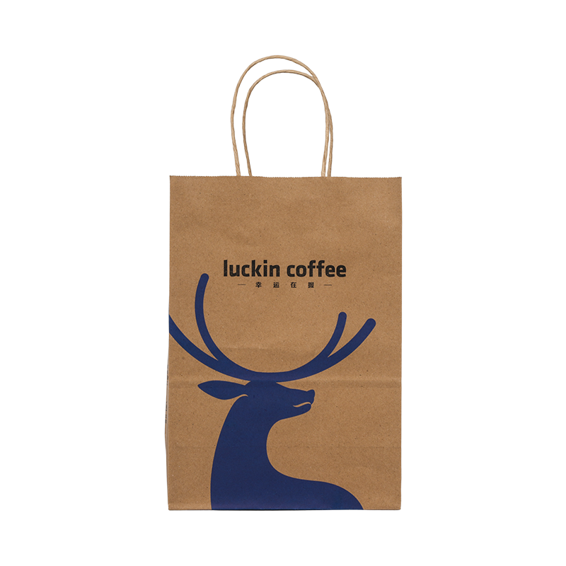 Полужесткая коробка на вынос из крафт-бумаги.