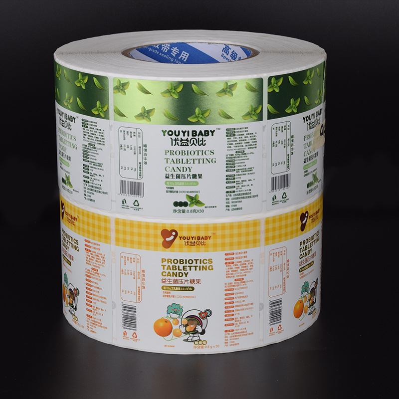 Самоклеящаяся этикетка из мелованной бумаги